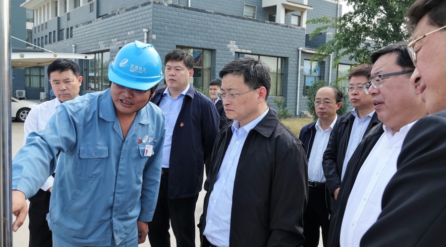 市委副書記、市長于海田來公司調(diào)研重大項目建設(shè)情況